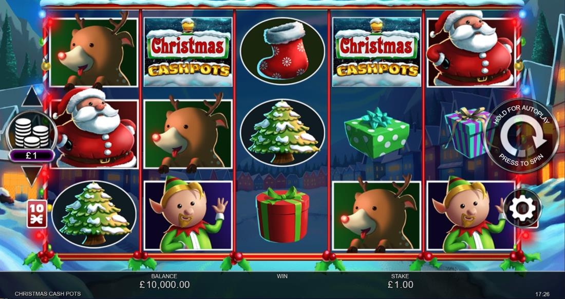 Christmas Cashpots Gameplay Image
