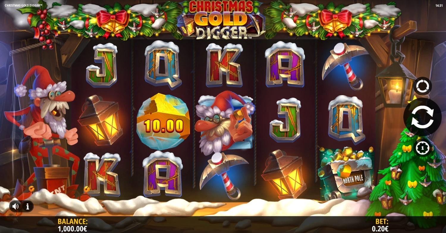Christmas Gold Digger Gameplay Image