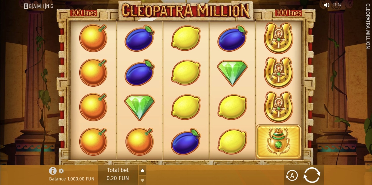 Cleopatra Million Gameplay Image