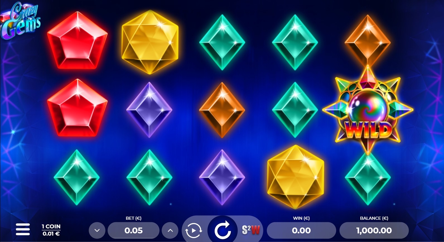 Crazy Gems Gameplay Image