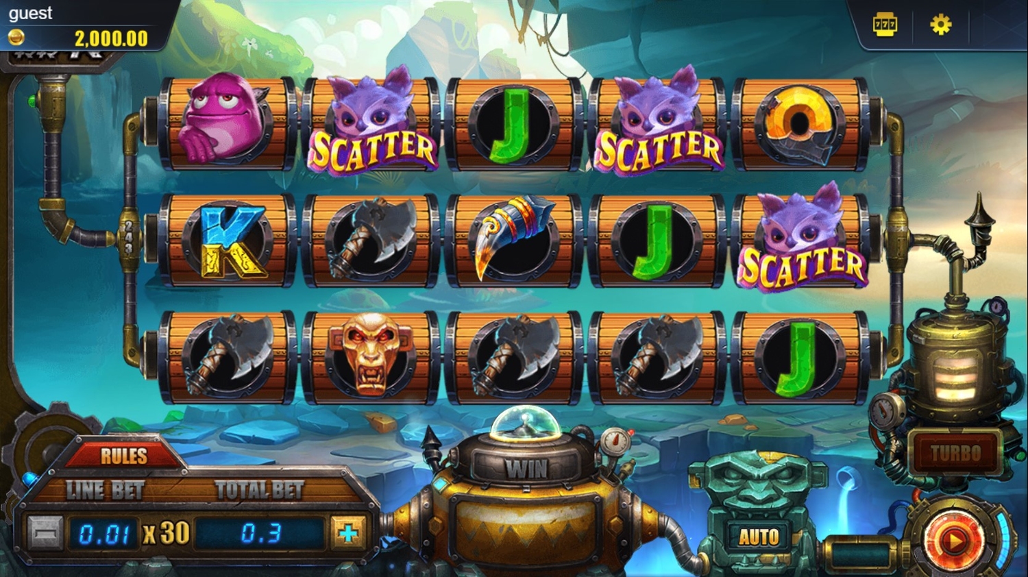 Crazy Go Go Go Gameplay Image