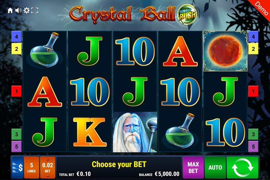 Crystal Ball – Double Rush Gameplay Image