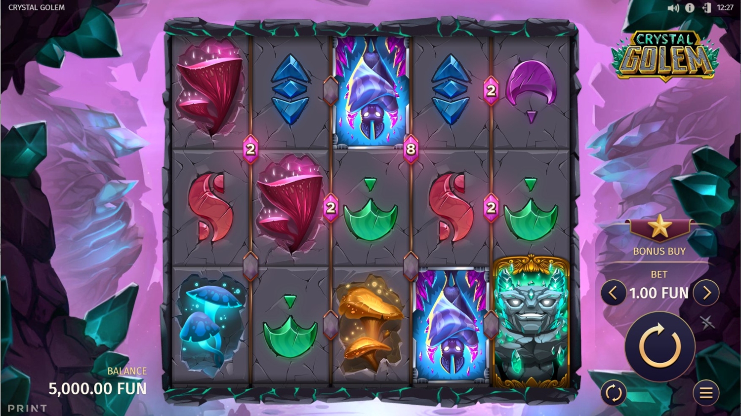 Crystal Golem Gameplay Image
