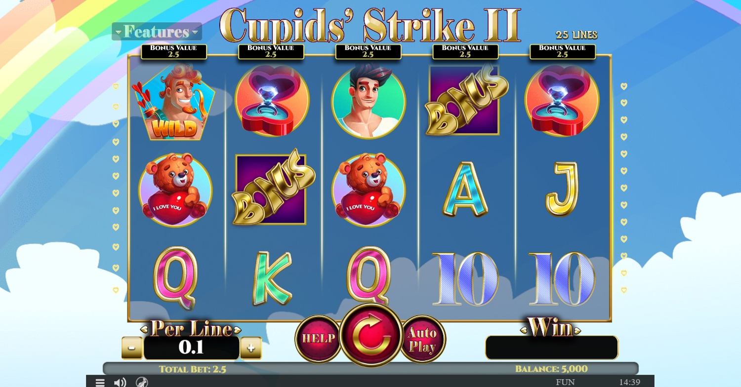 Cupid’s Strike II Gameplay Image