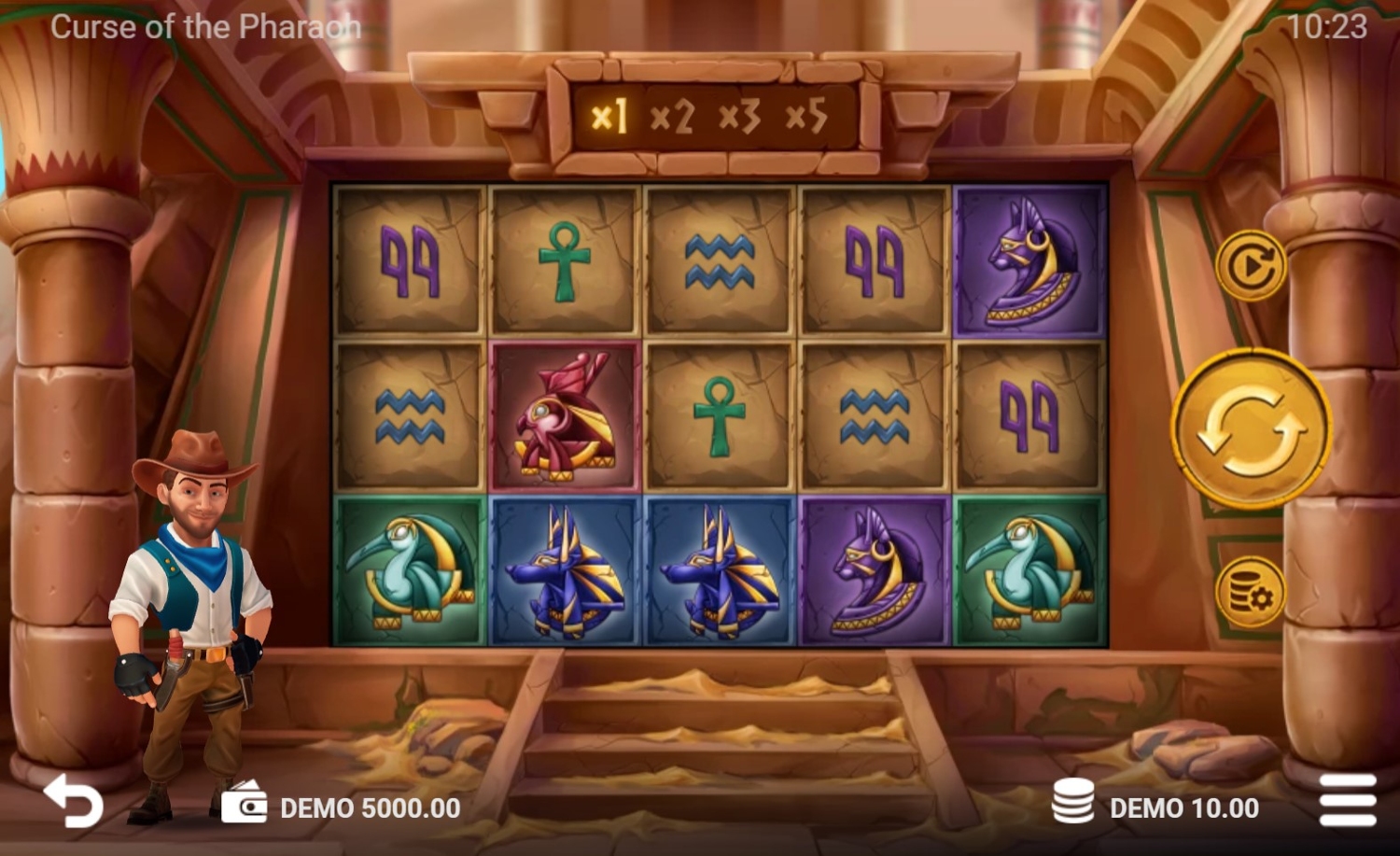 Curse of the Pharaoh Gameplay Image