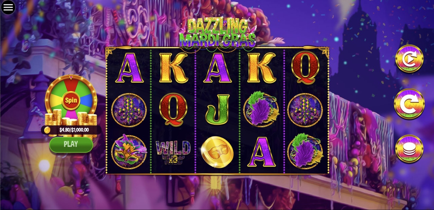 Dazzling Mardi Gras Gameplay Image