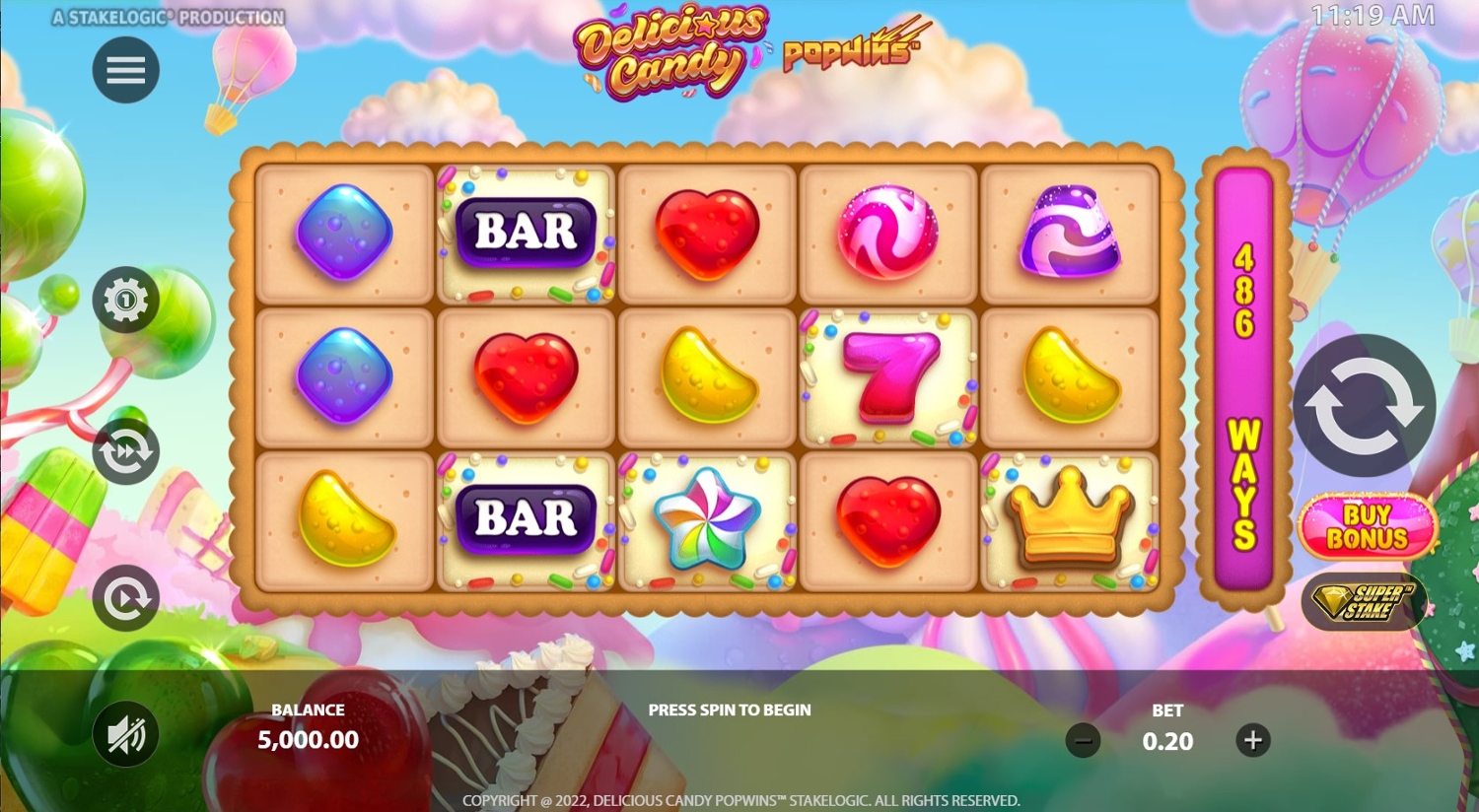 Delicious Candy PopWins Gameplay Image