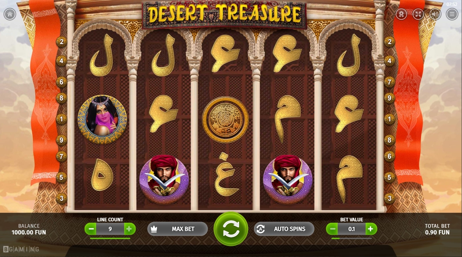 Desert Treasure Gameplay Image