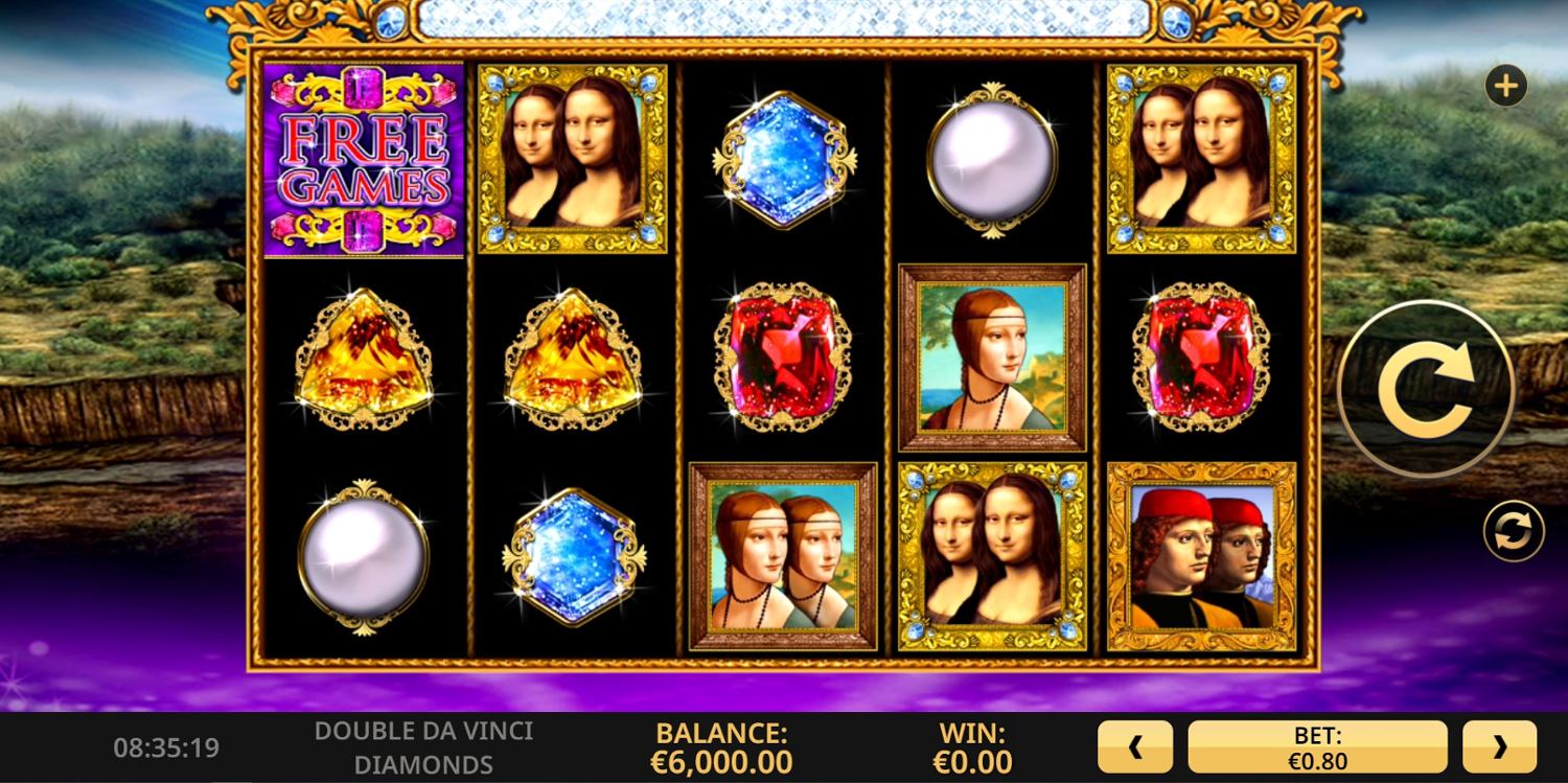 Double Da Vinci Diamonds Gameplay Image