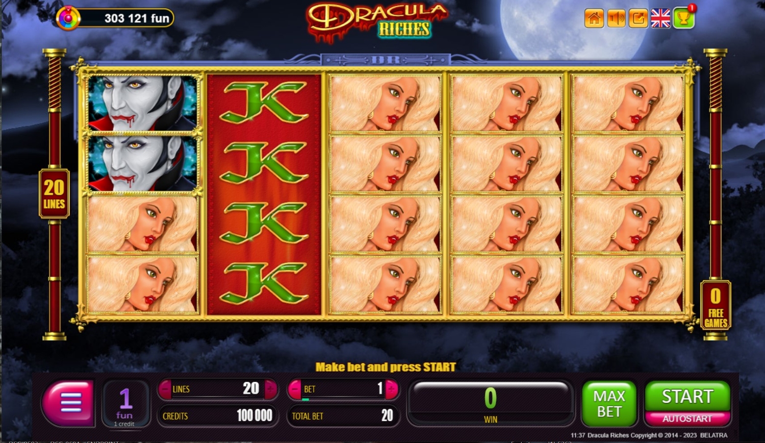 Dracula Riches Gameplay Image