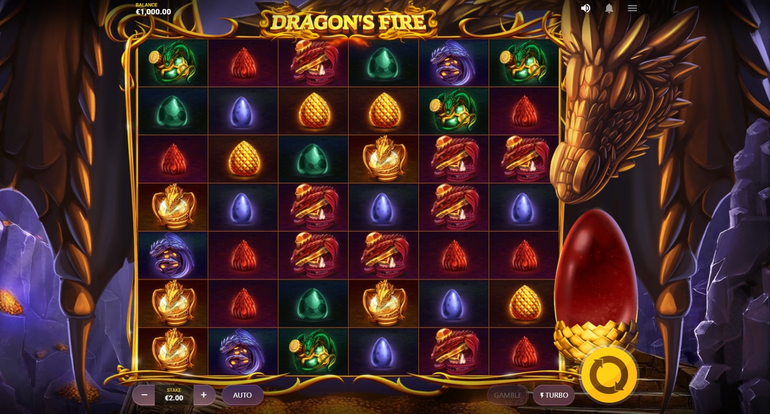 Dragon’s Fire Megaways Gameplay Image