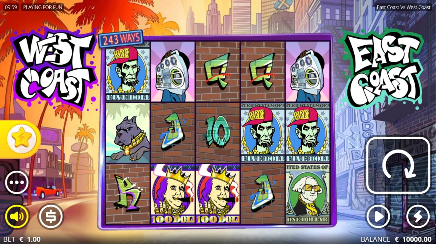 East Coast vs West Coast Gameplay Image