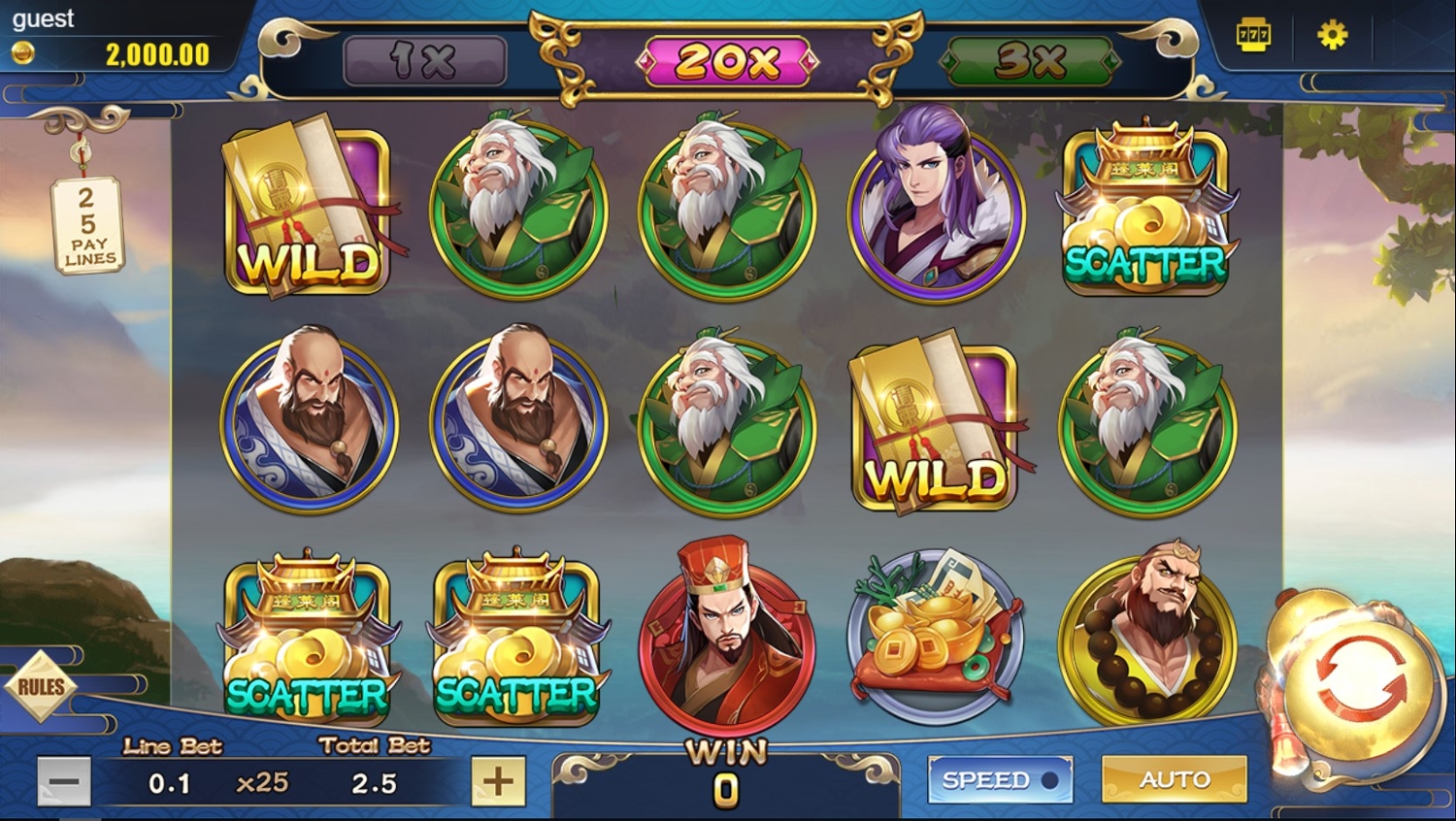 Eight Immortals Gameplay Image