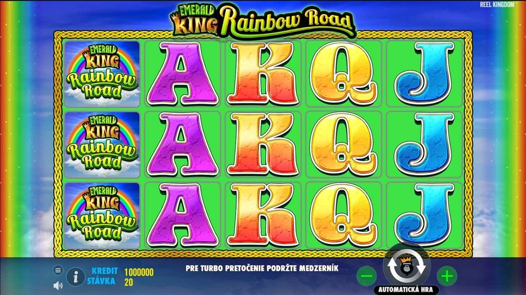 Emerald King Rainbow Road Gameplay Image
