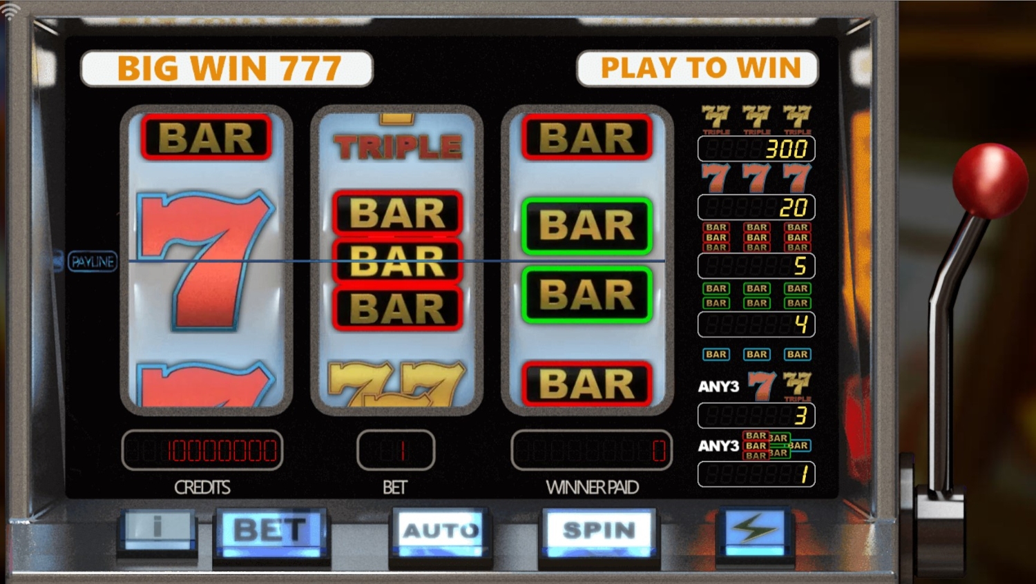 Excited Slot 3D Gameplay Image