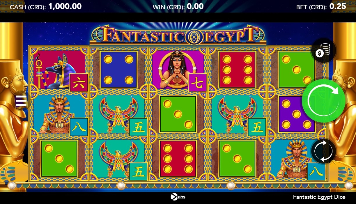 Fantastic Egypt Dice Gameplay Image