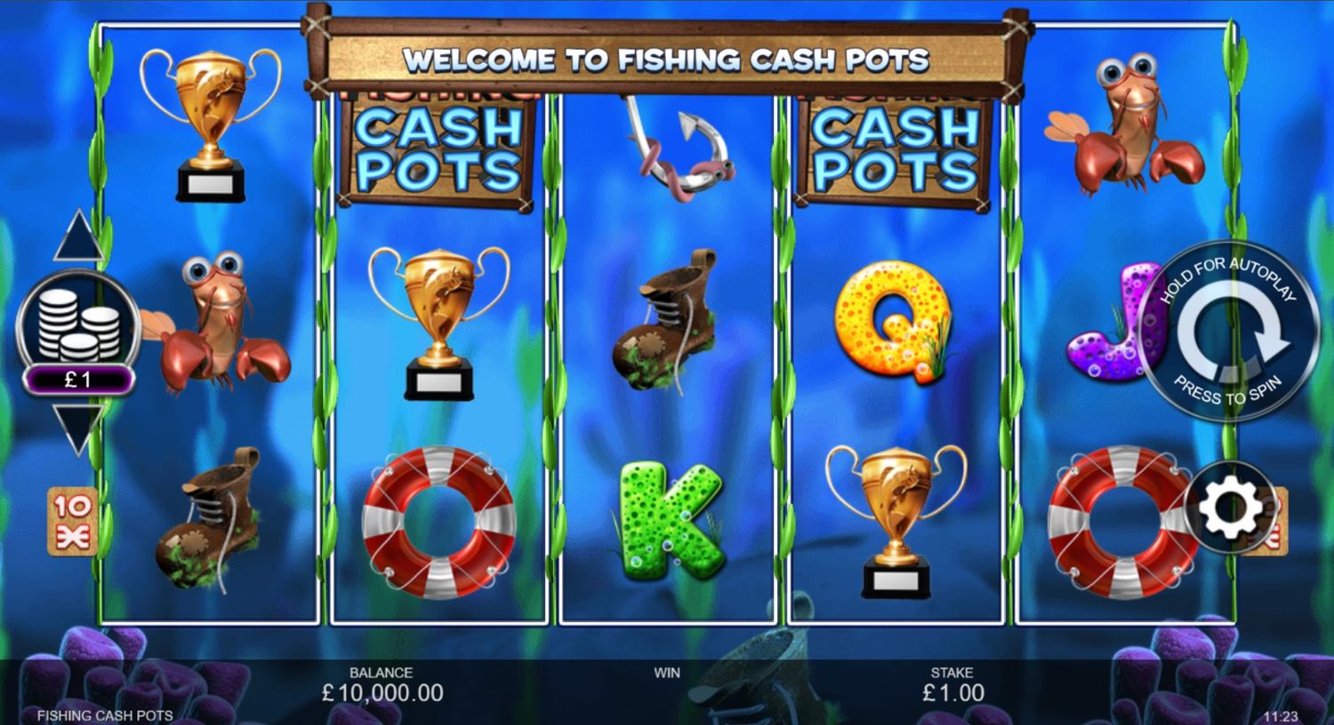 Fishing Cash Pots Gameplay Image