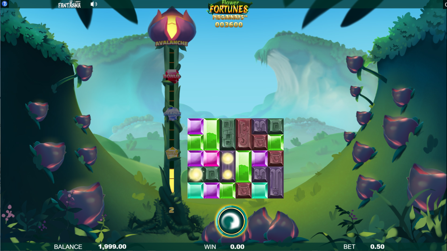 Flower Fortunes Megaways Gameplay Image