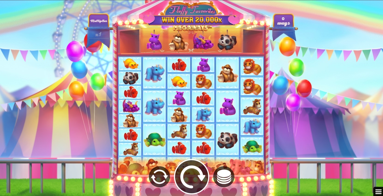 Fluffy Favourites Megaways Gameplay Image