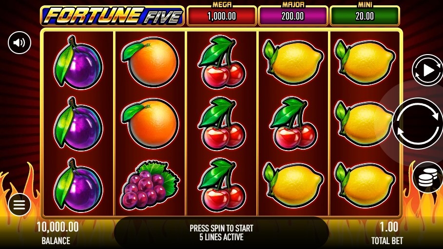 Fortune Five Gameplay Image