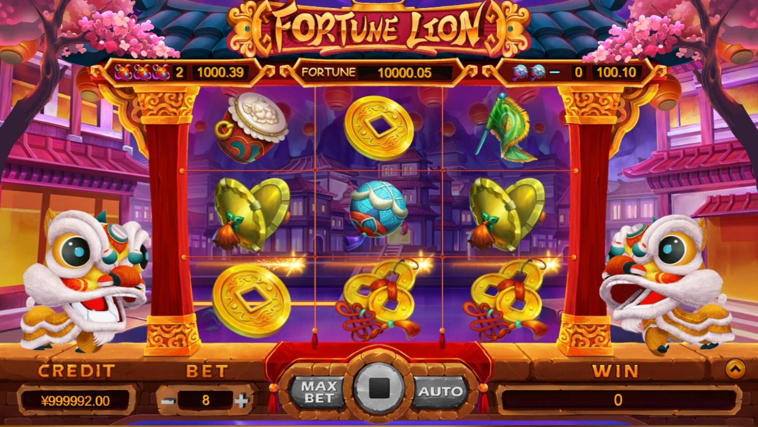 Fortune Lion Gameplay Image
