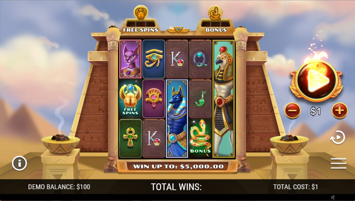 Fortunes of Cleopatra Gameplay Image