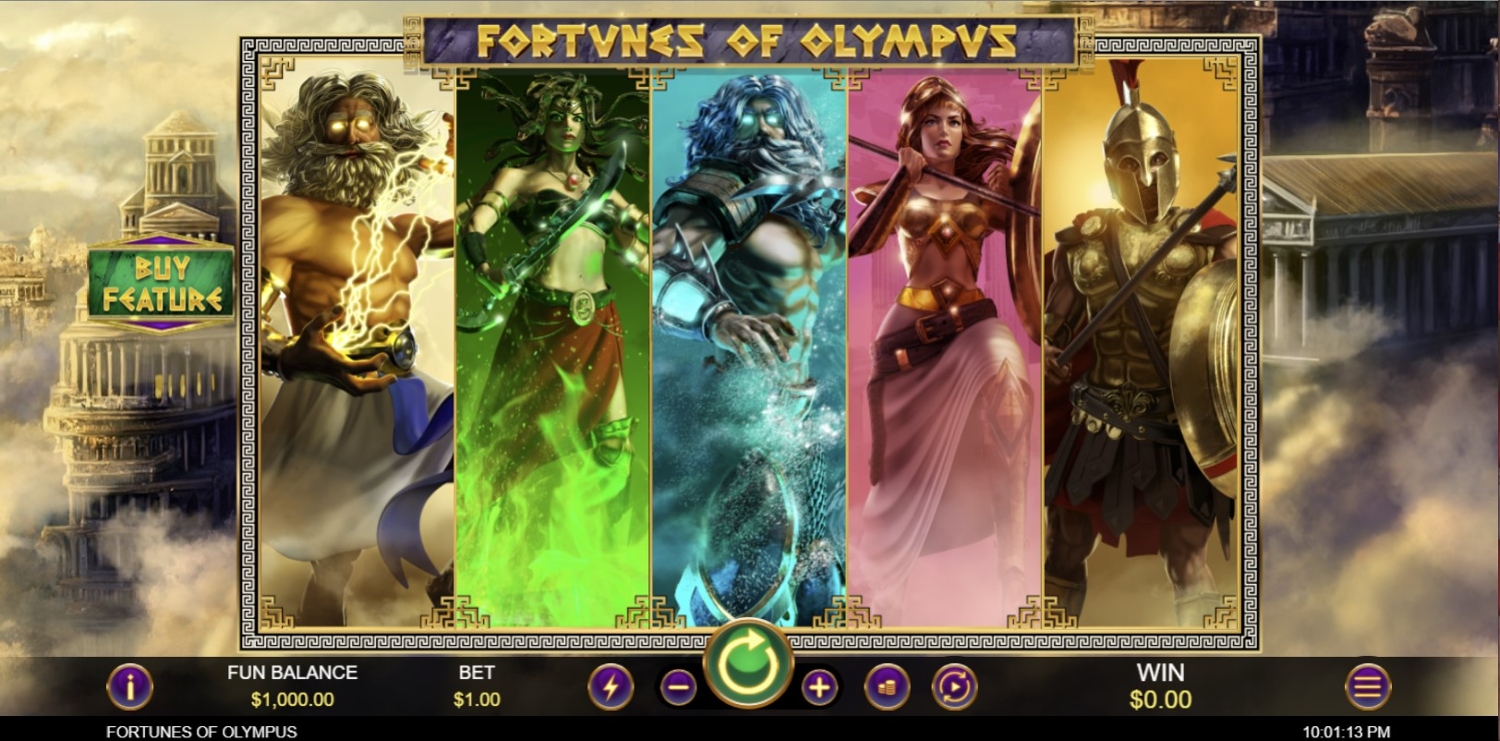 Fortunes of Olympus Gameplay Image