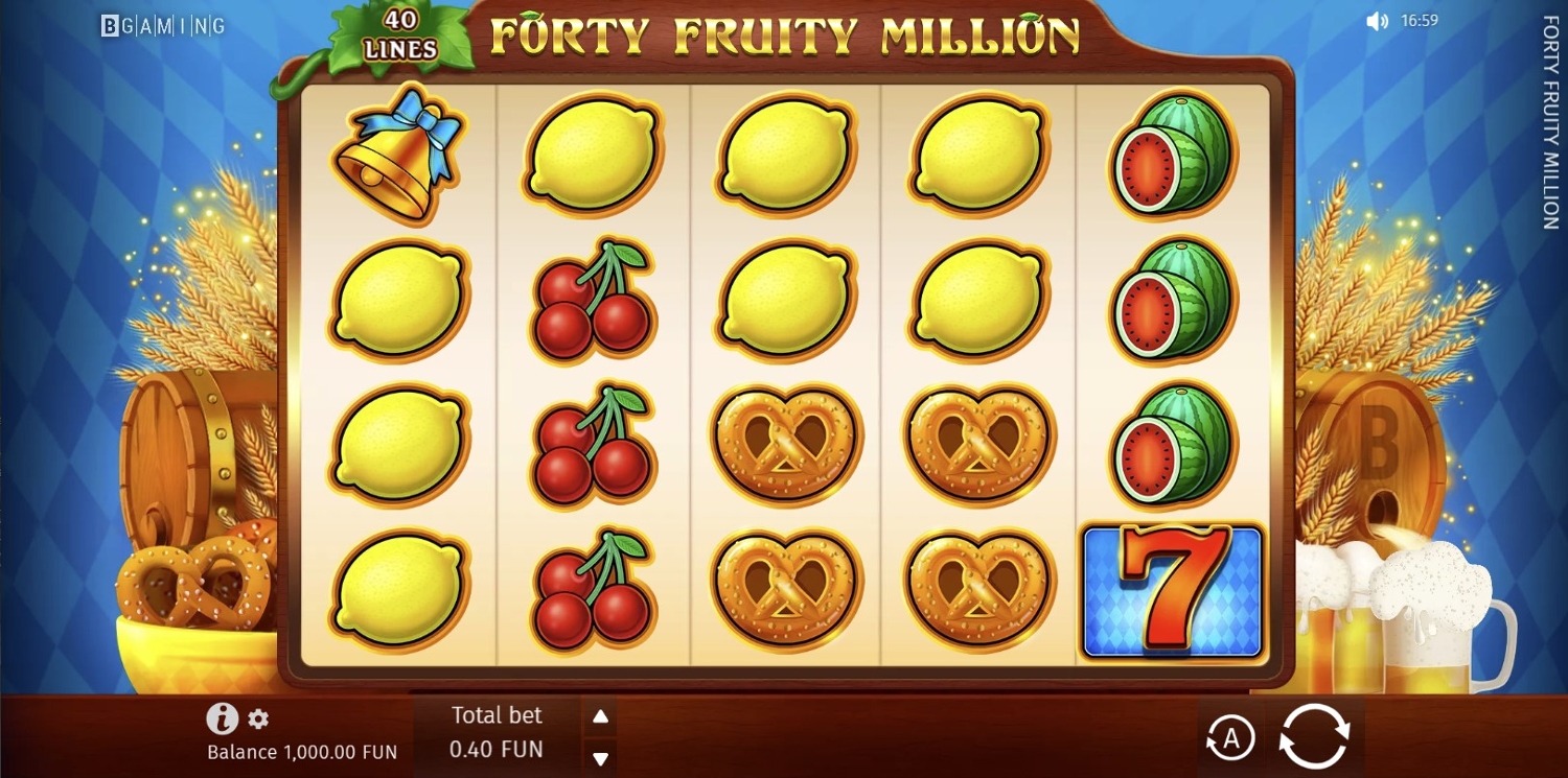 Forty Fruity Million Gameplay Image