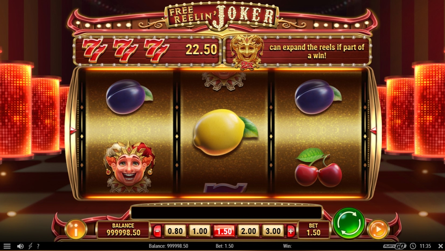 Free Reelin Joker Gameplay Image