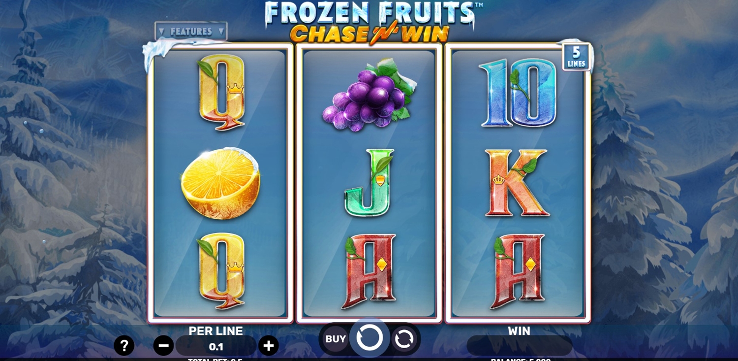 Frozen Fruits Chase ‘N’ Win Gameplay Image