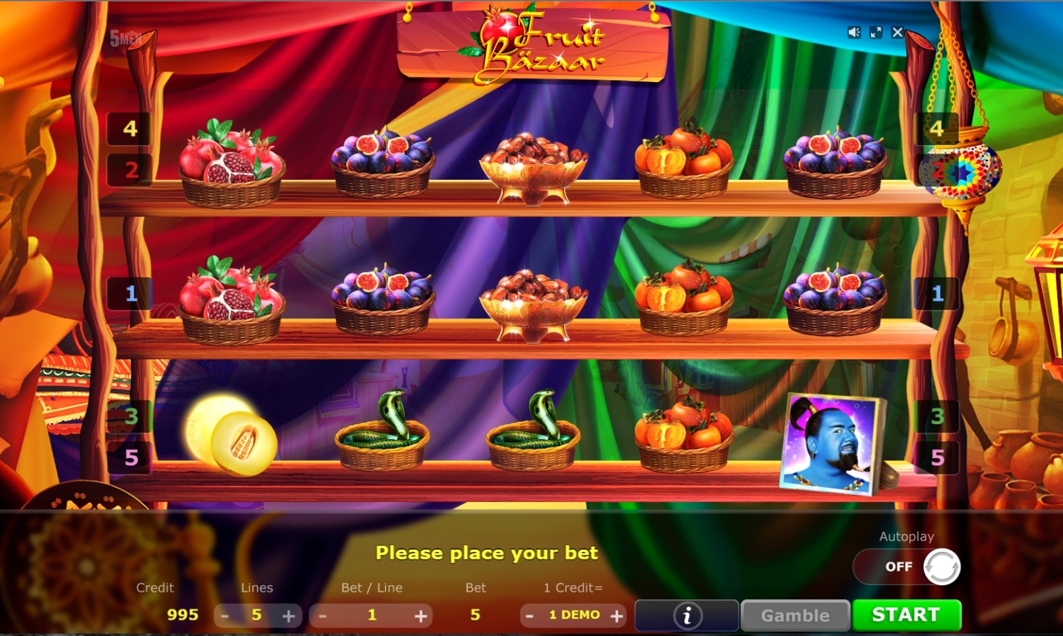 Fruit Bazaar Gameplay Image