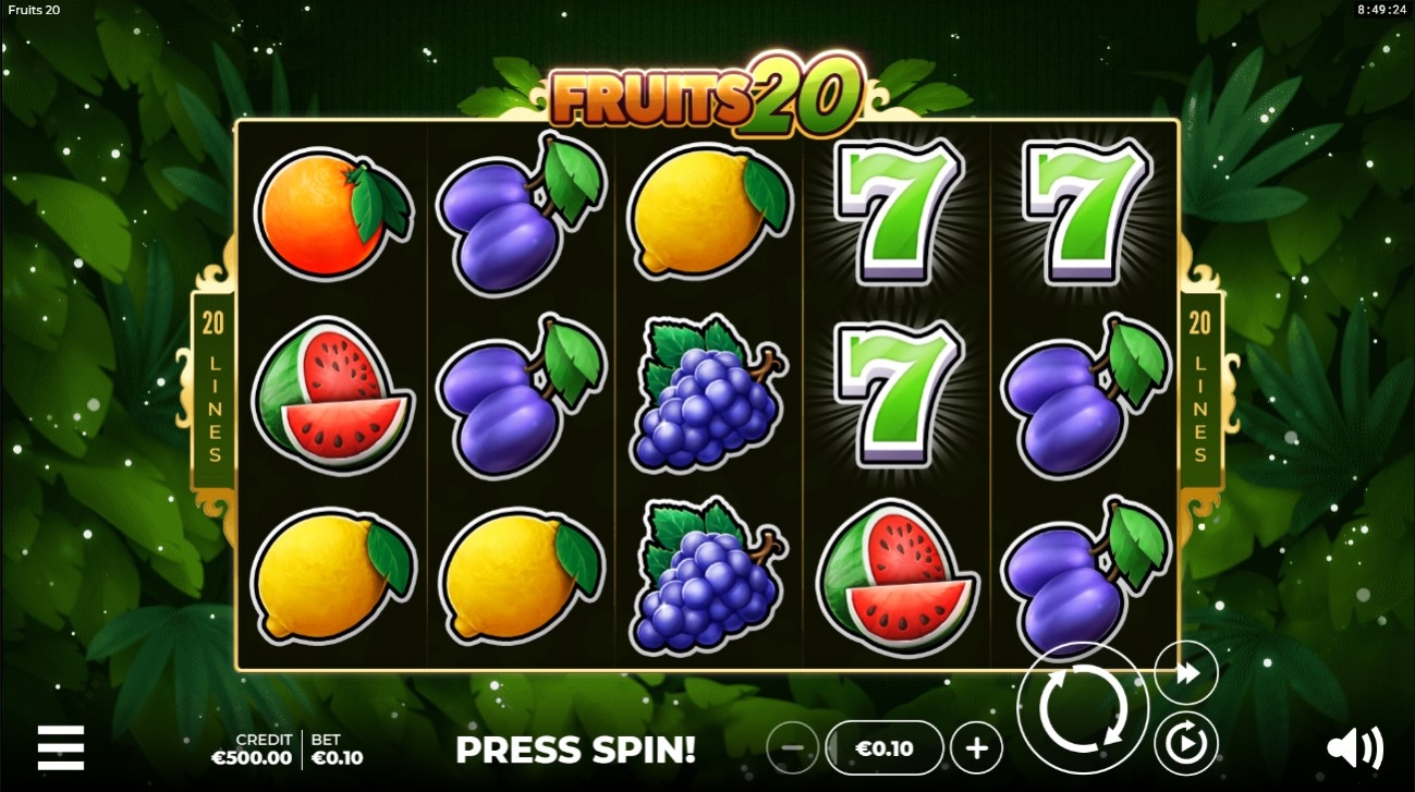 Fruits 20 Gameplay Image