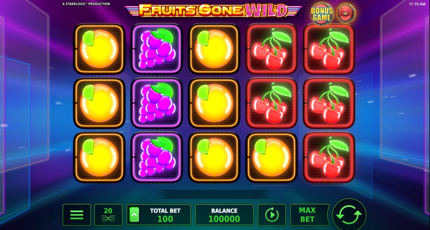 Fruits Gone Wild Gameplay Image