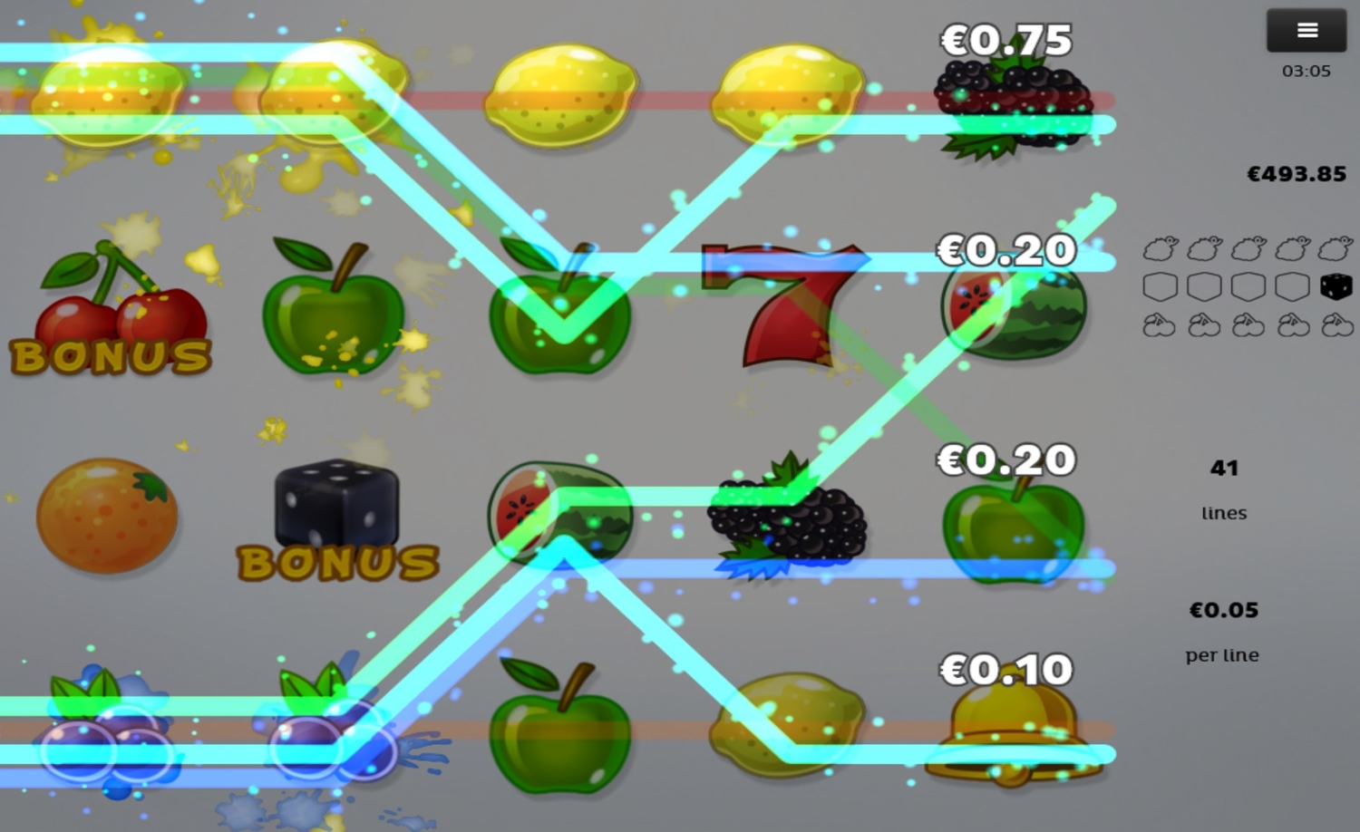 Fruits Gameplay Image