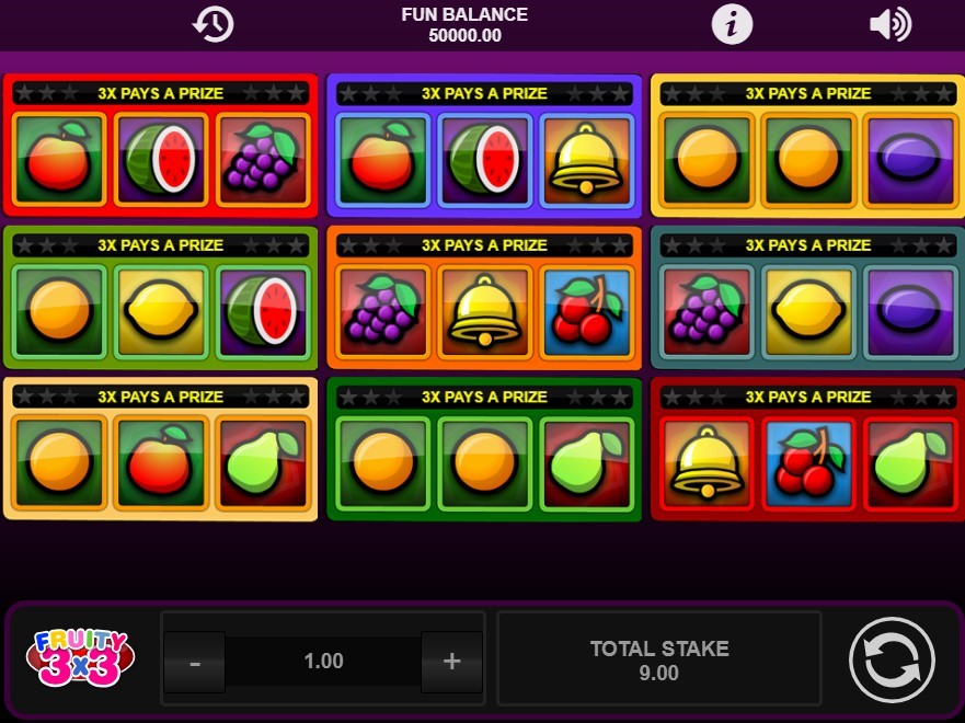 Fruity 3×3 Gameplay Image