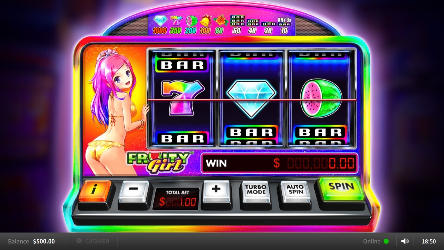 Fruity Girl Gameplay Image