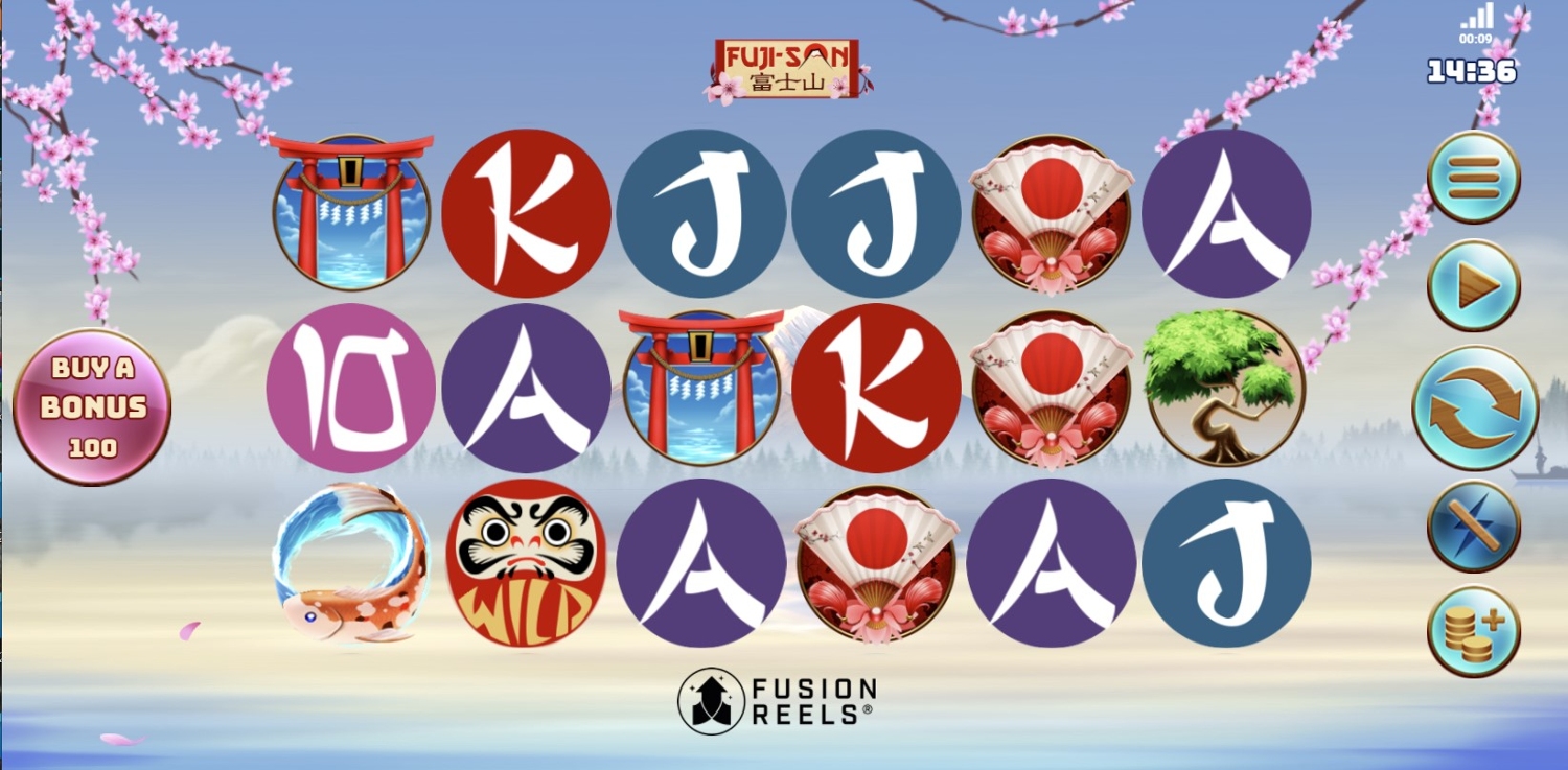 Fuji San With Fusion Reels Gameplay Image