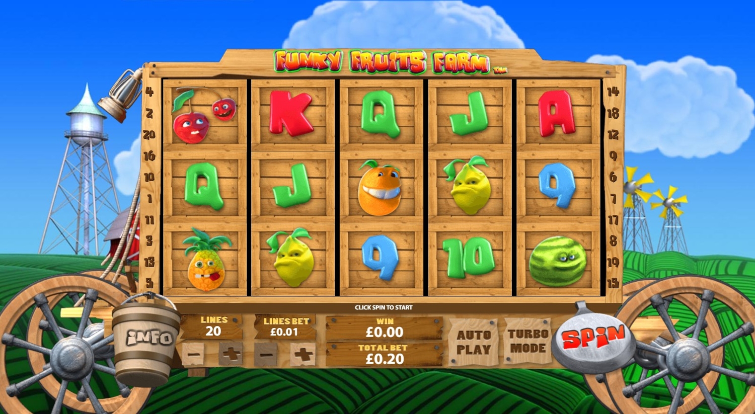 Funky Fruits Farm Gameplay Image