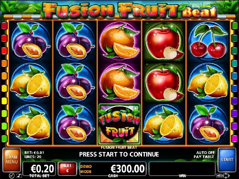 Fusion Fruit Beat Gameplay Image