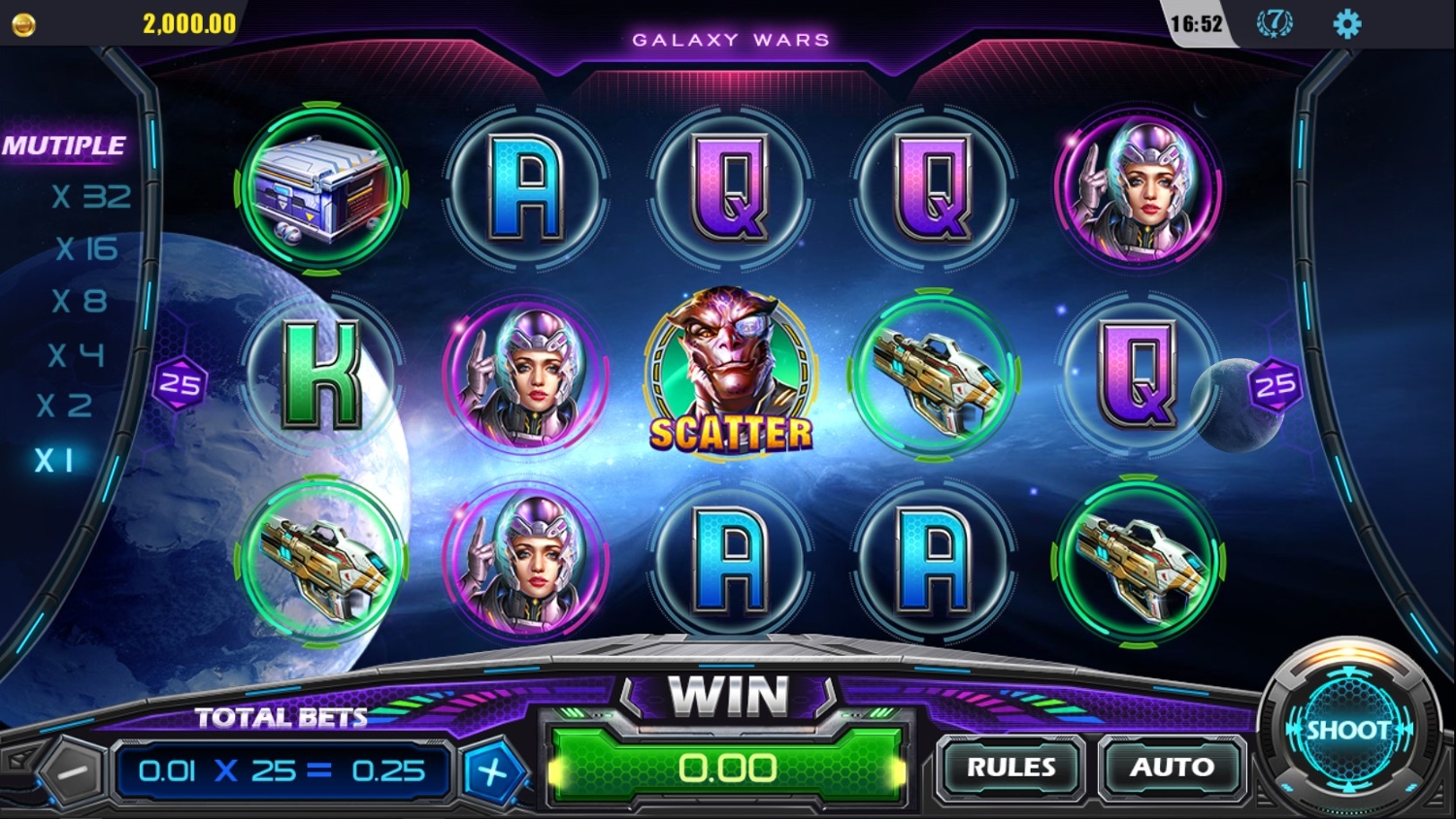 Galaxy Wars Gameplay Image