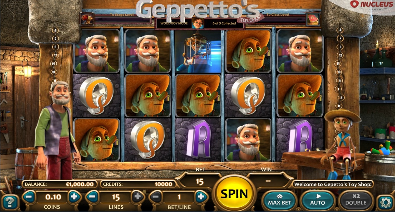 Geppetto’s Toy Shop Gameplay Image