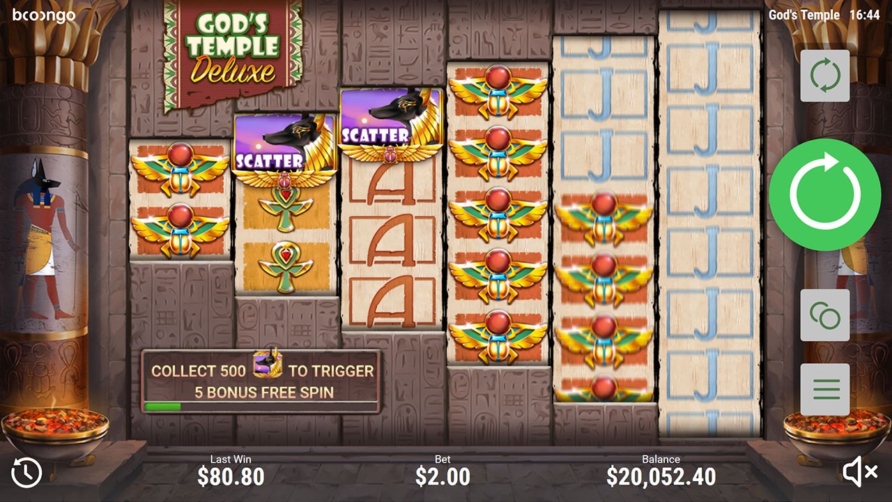 God’s Temple Deluxe Gameplay Image