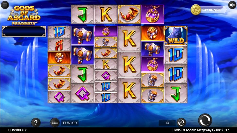 Gods of Asgard Megaways Gameplay Image