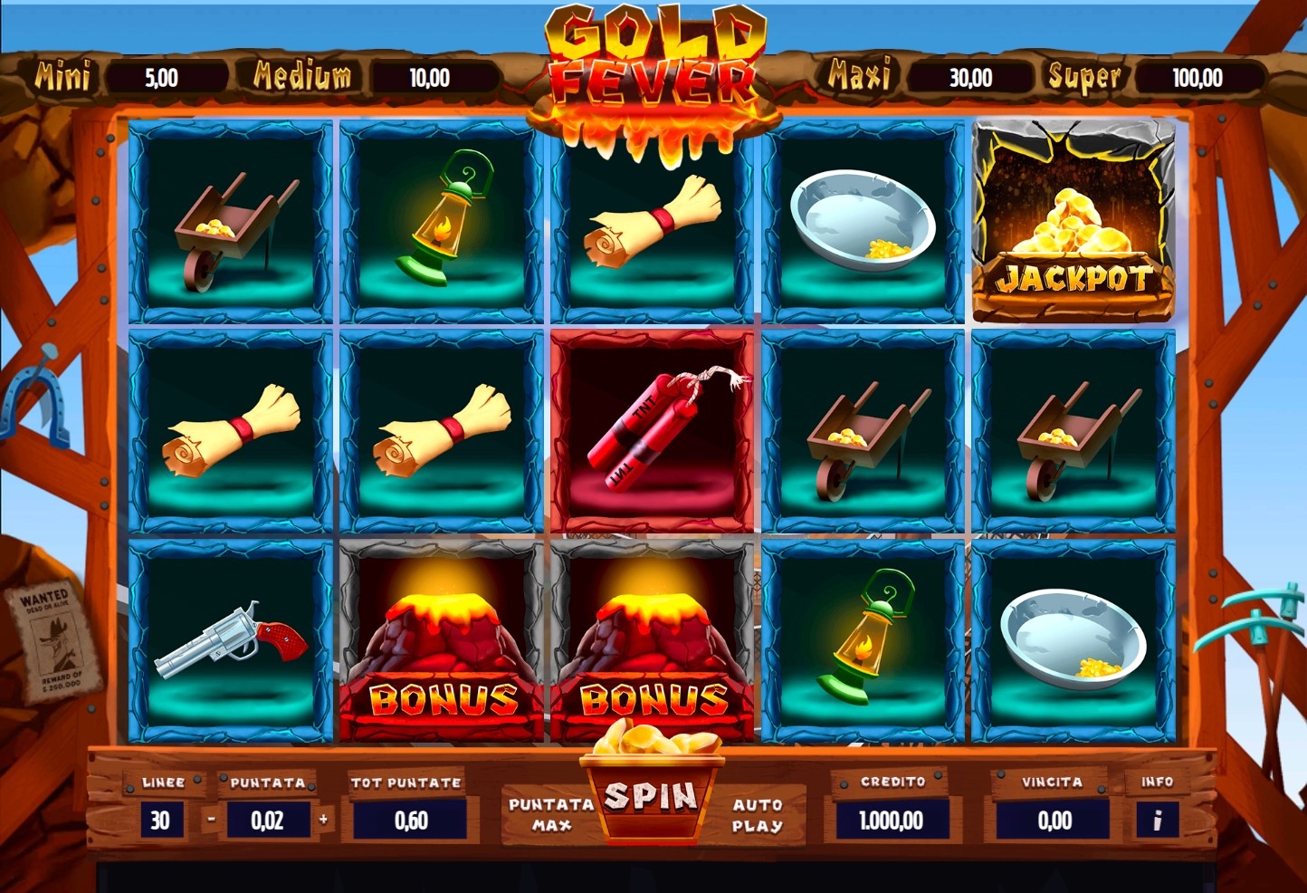 Gold Fever Gameplay Image