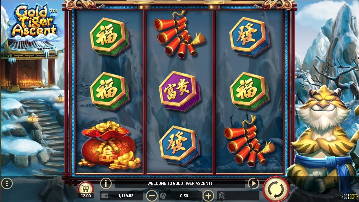 Gold Tiger Ascent Gameplay Image