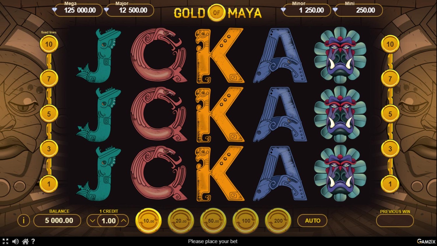 Gold of Maya Gameplay Image