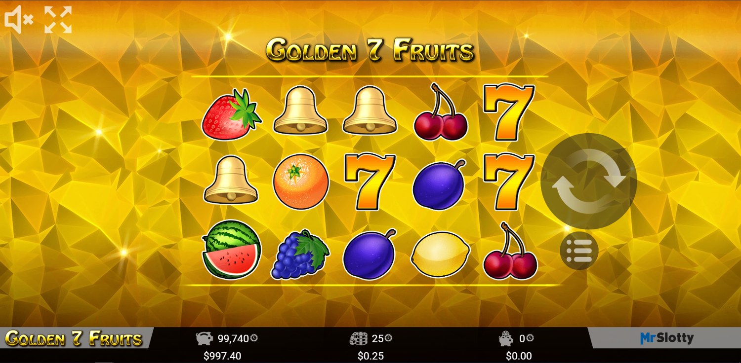 Golden 7 Fruits Gameplay Image