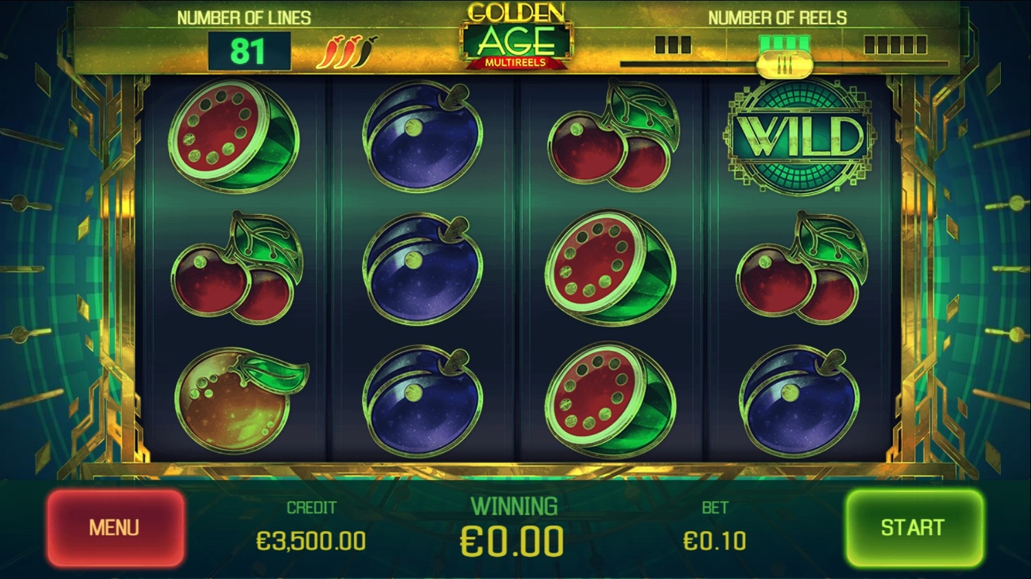 Golden Age Multireels Gameplay Image