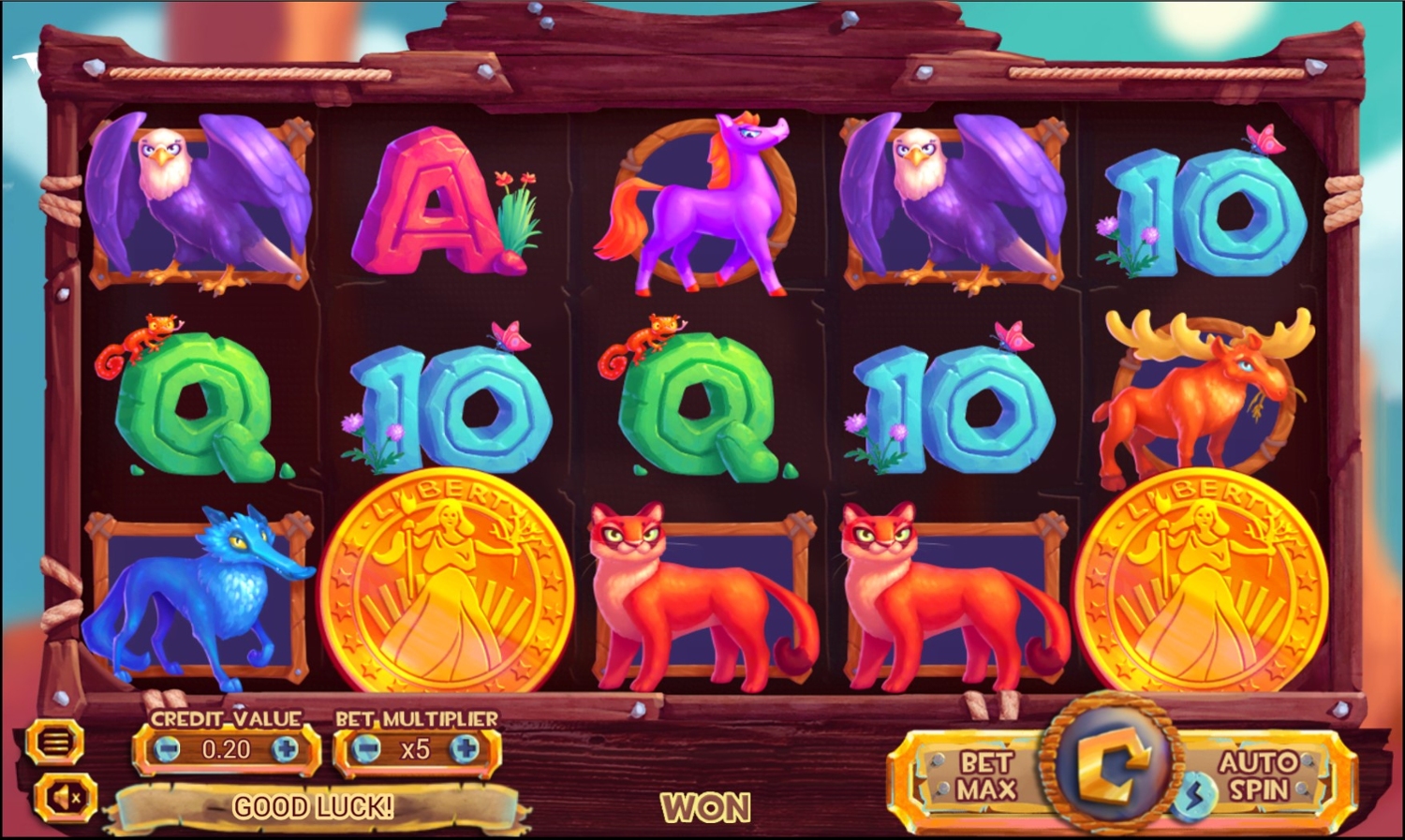 Golden Buffalo Gameplay Image