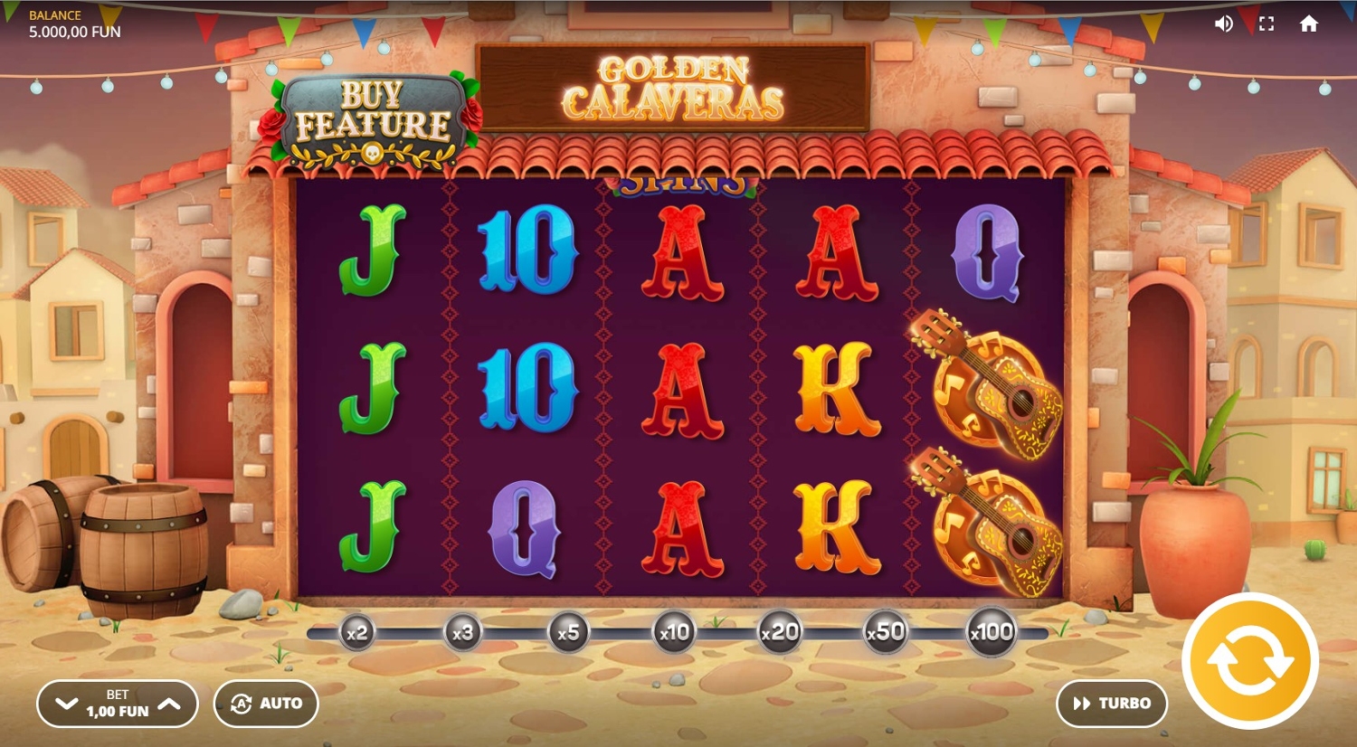 Golden Calaveras Gameplay Image